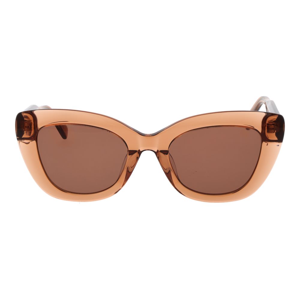 Beige Plastic Sunglasses