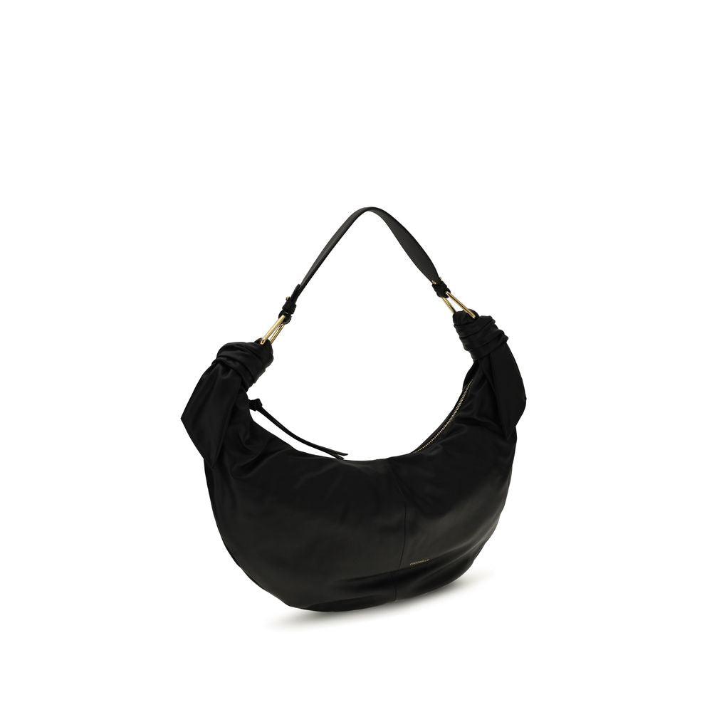 Black Calf Leather Bos Taurus Shoulder Bag