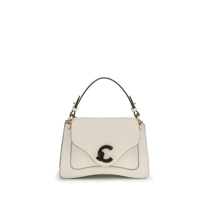 Beige Calf Leather Bos Taurus Shoulder Bag
