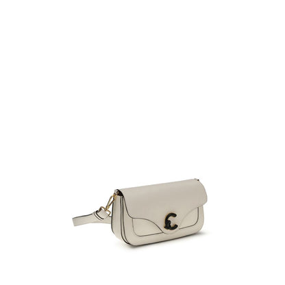 White Calf Leather Bos Taurus Shoulder Bag