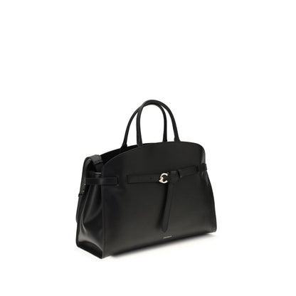 Black Calf Leather Bos Taurus Handbag