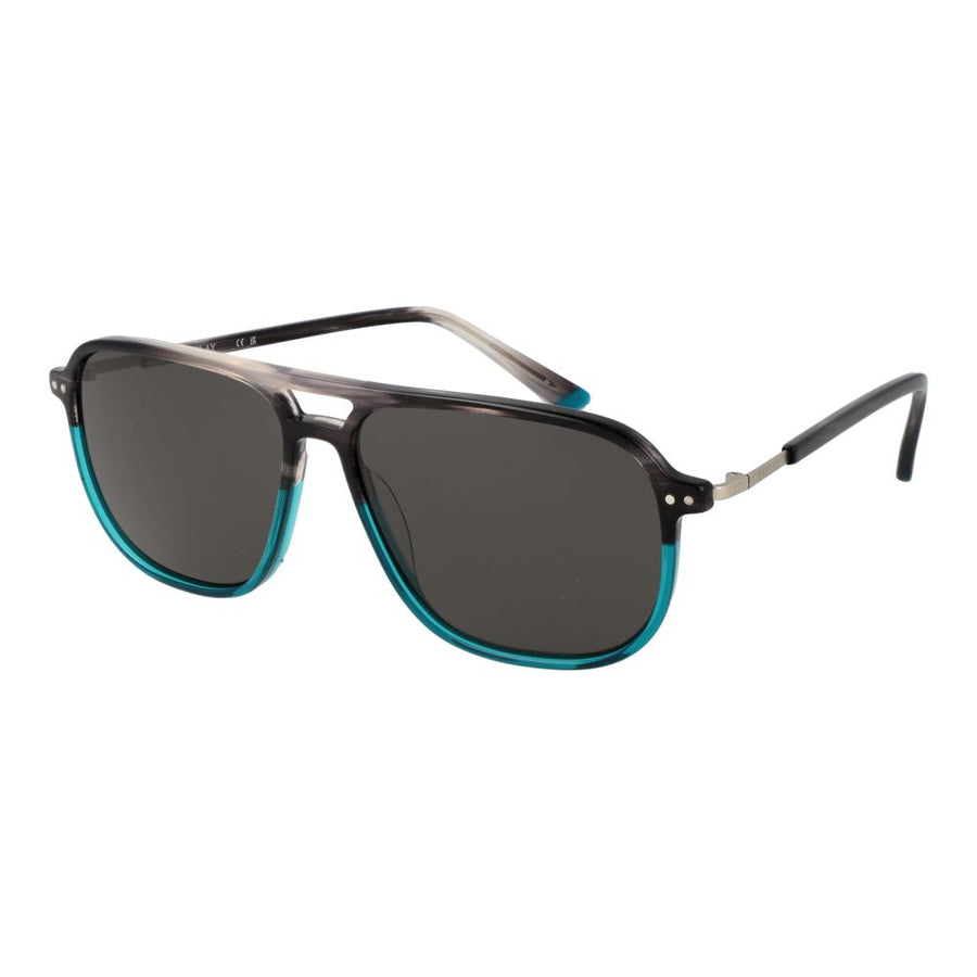 Turquoise Plastic Sunglasses