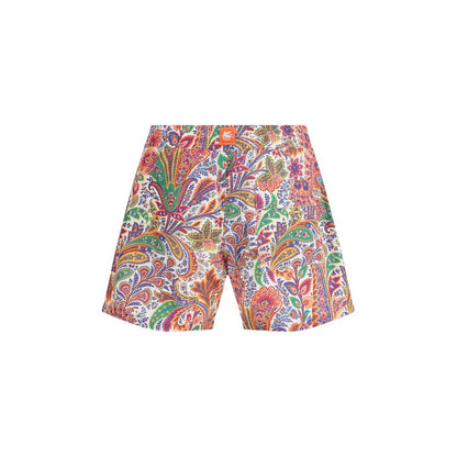 Multicolor Polyester Short And Mini Shorts