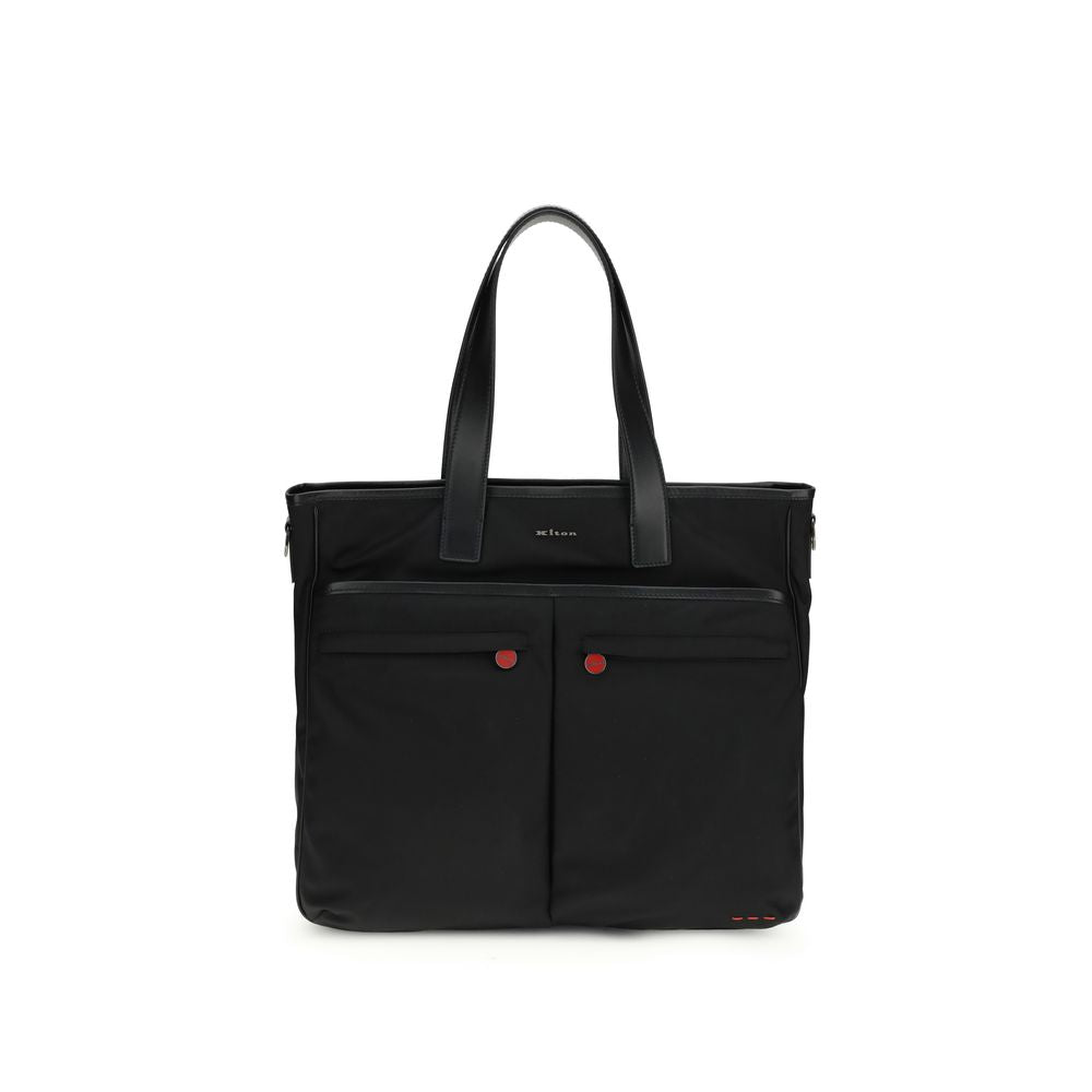 Black Calf Leather Bos Taurus Handbag