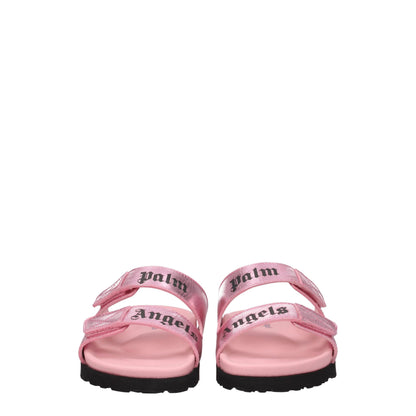 Pink Leather Slippers