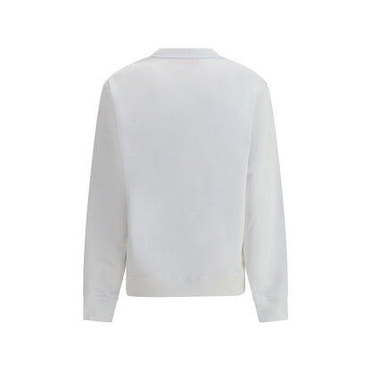 White Cotton Sweatshirt