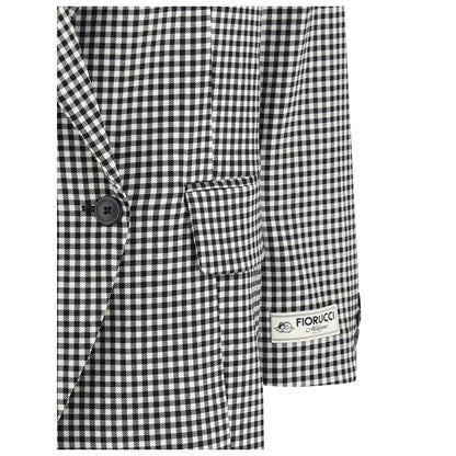 Multicolor Fleece Wool Blazer