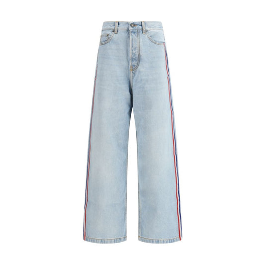 Light Blue Cotton Jeans Denim