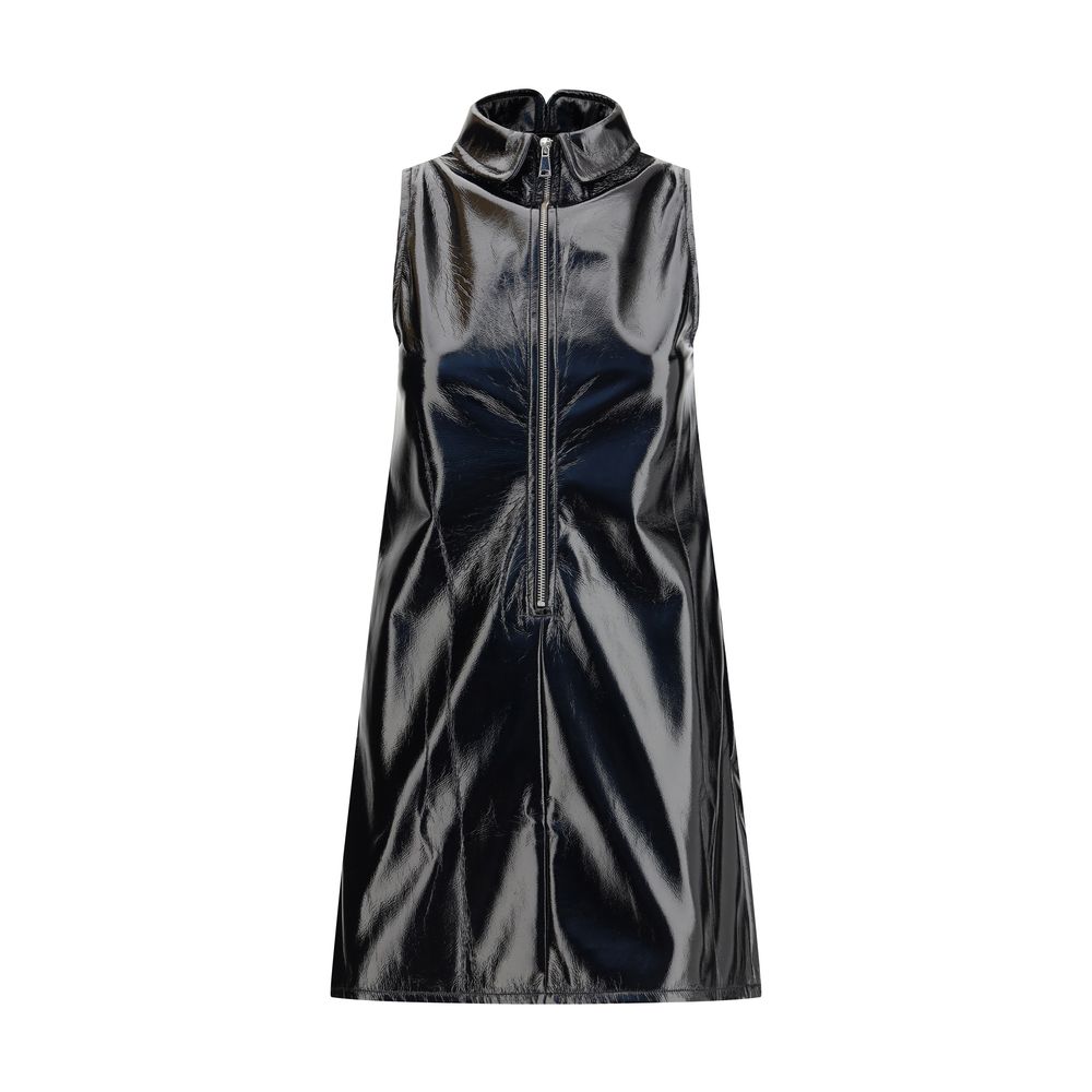 Black Polyethylene Casual Dress