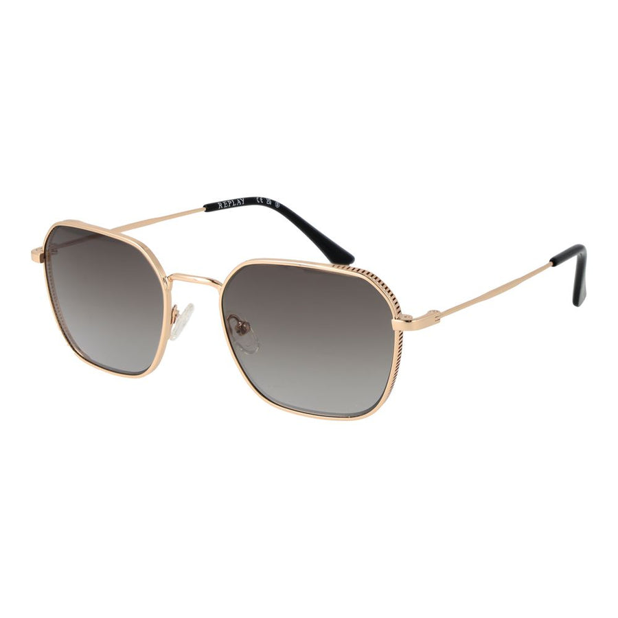 Rose Gold Metal Sunglasses