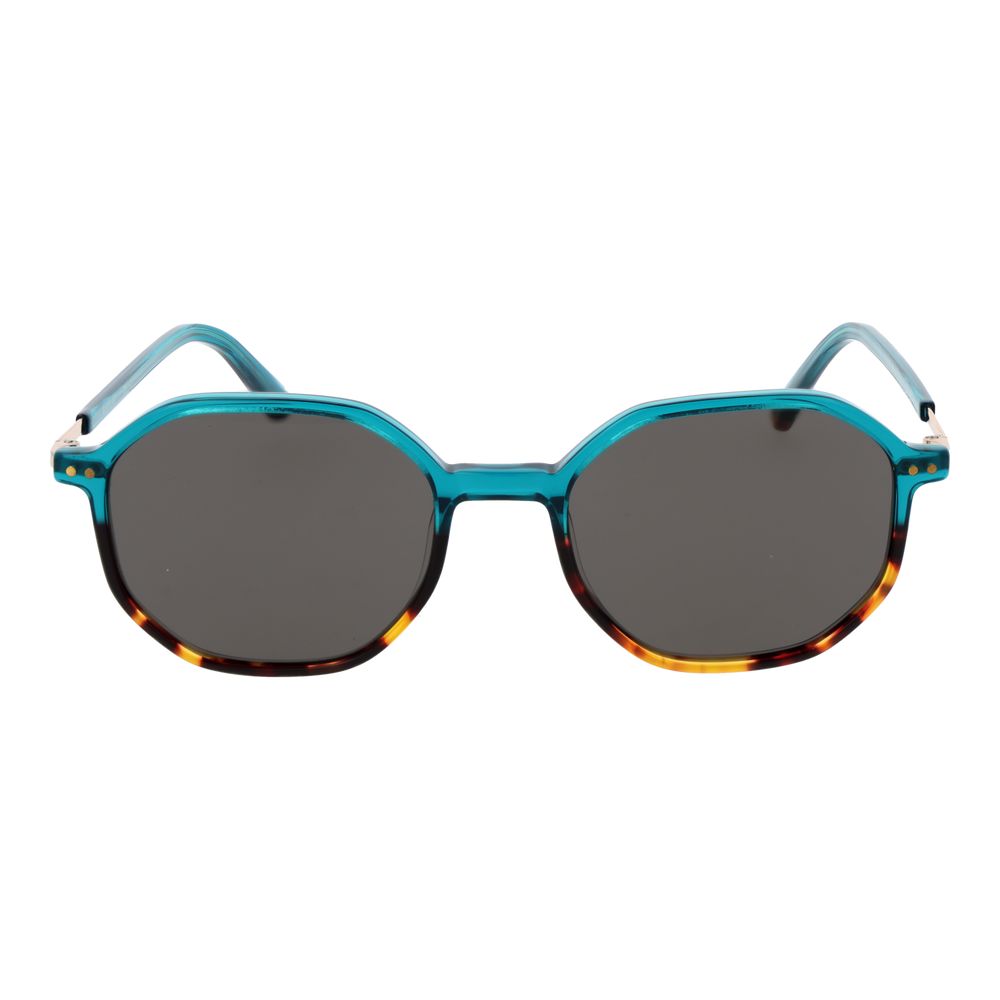 Turquoise Plastic Sunglasses