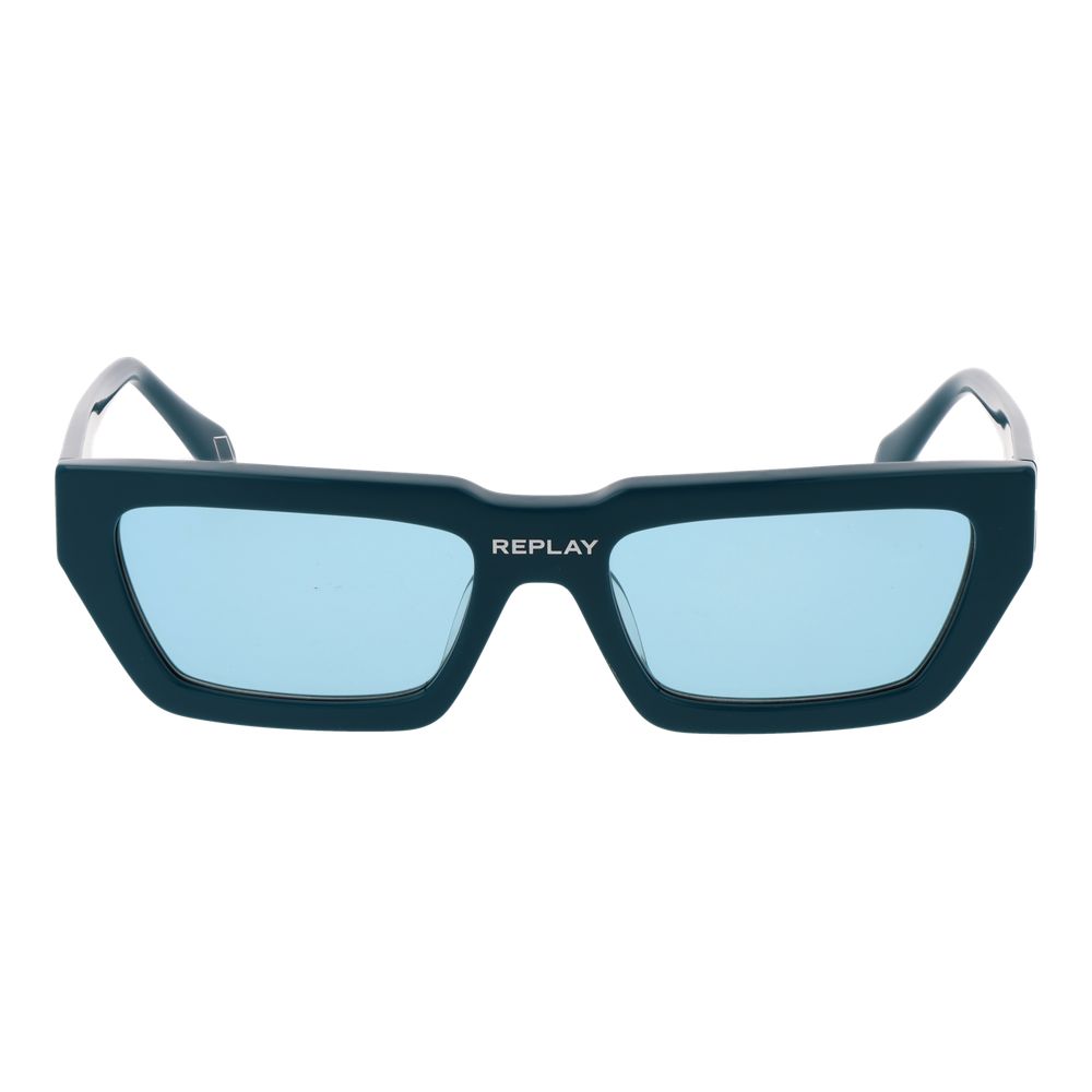 Turquoise Plastic Sunglasses