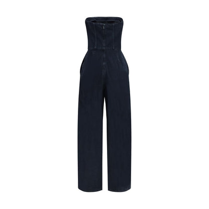 Blue Cotton Jumpsuit