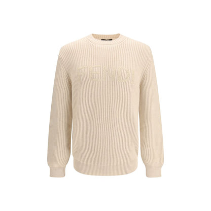 Beige Fleece Wool Sweatshirt