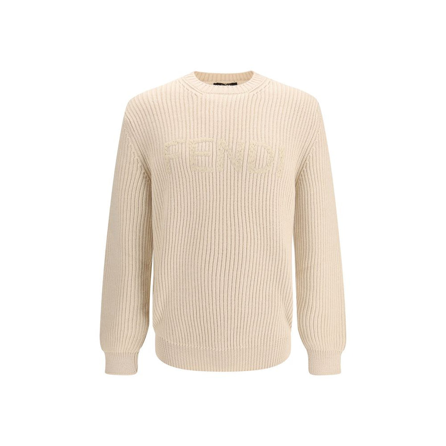 Beige Fleece Wool Sweatshirt