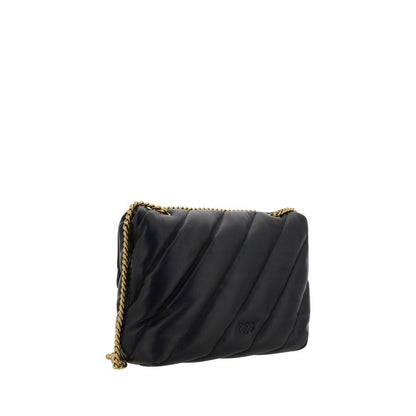 Black Leather Shoulder Bag