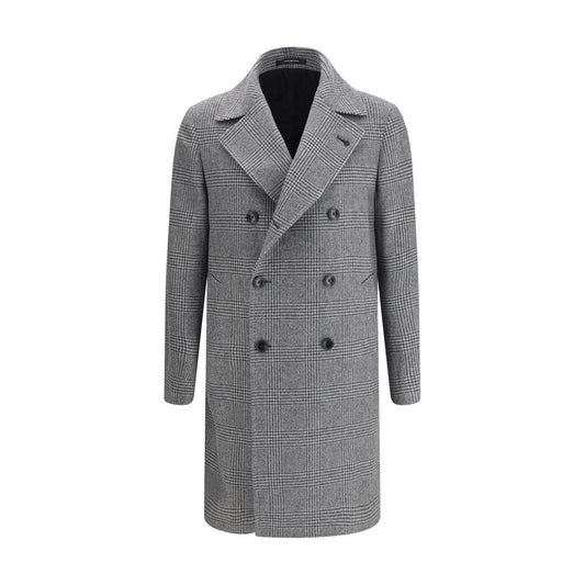 Gray Fleece Wool Coat
