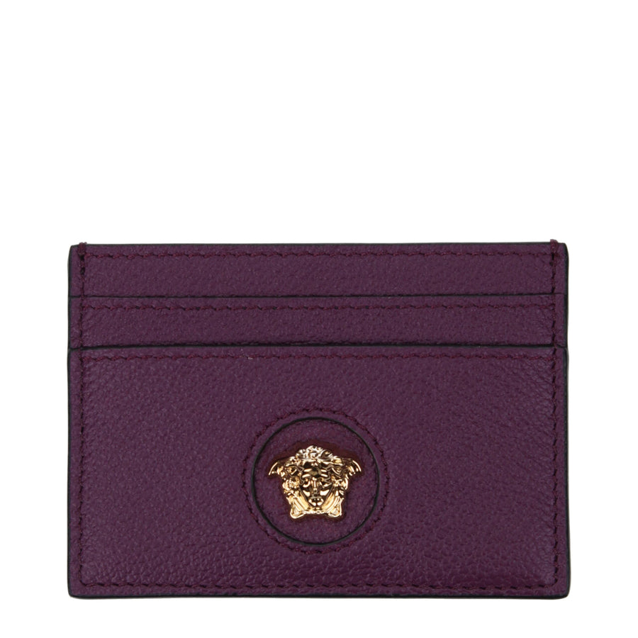 Purple Leather Cardholder