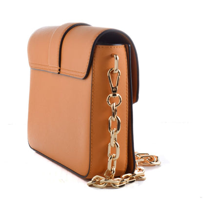 Orange Leather Handbag