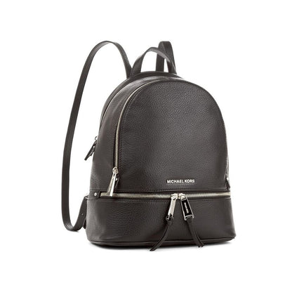 Black Leather Backpack