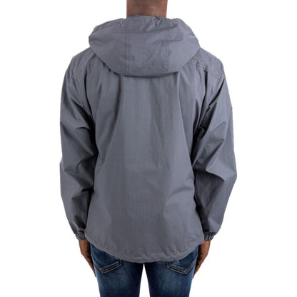 Gray Cotton Shell Jacket