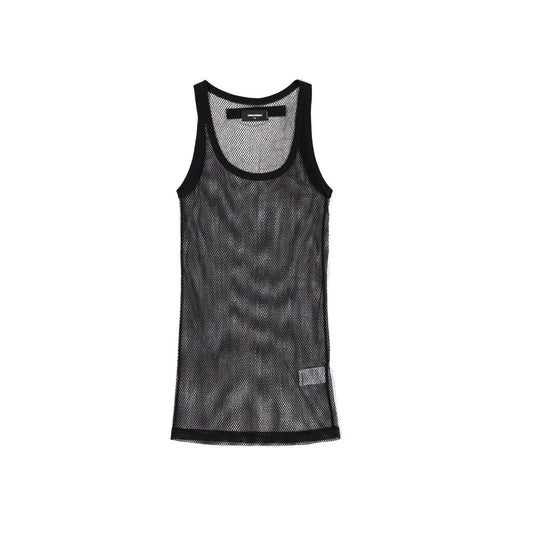 Black Cotton Tank Tops