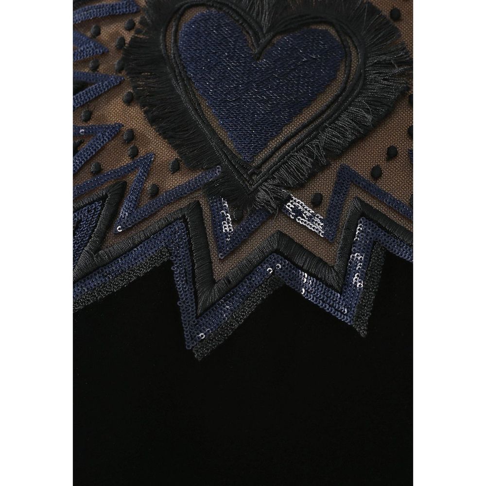 Black Viscose Cocktail Dress