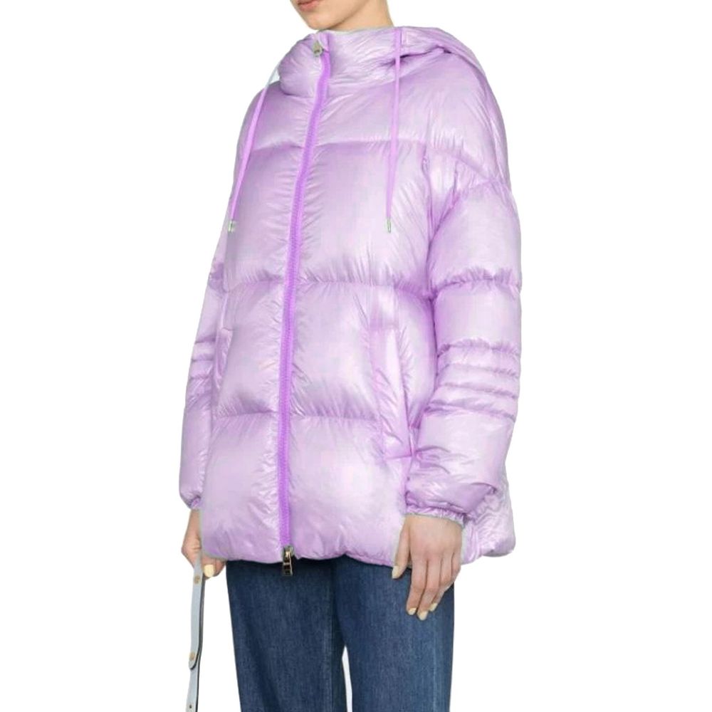 Multicolor Polyamide Full-Length Jacket