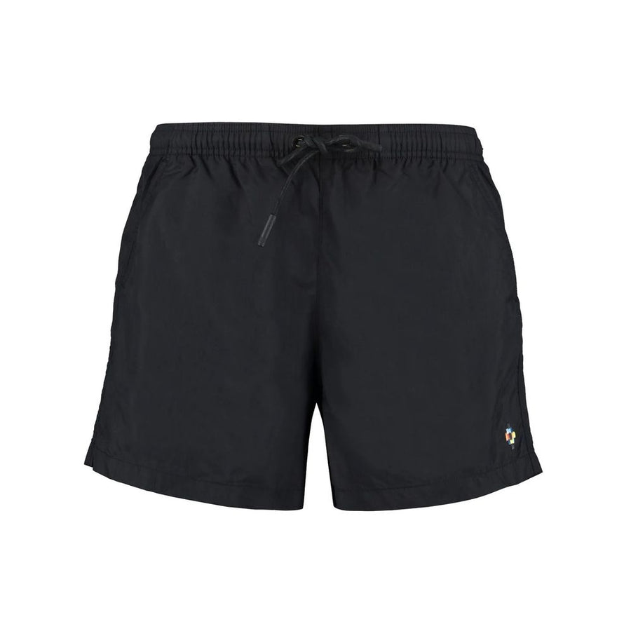 Black Polyamide Short And Mini Shorts