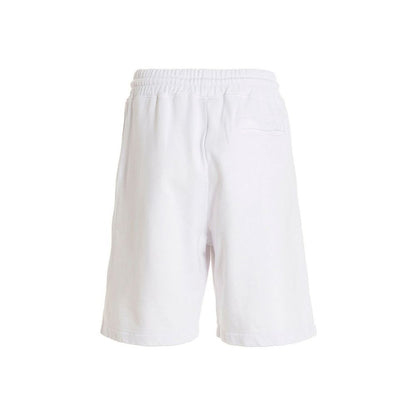 White Cotton Shorts