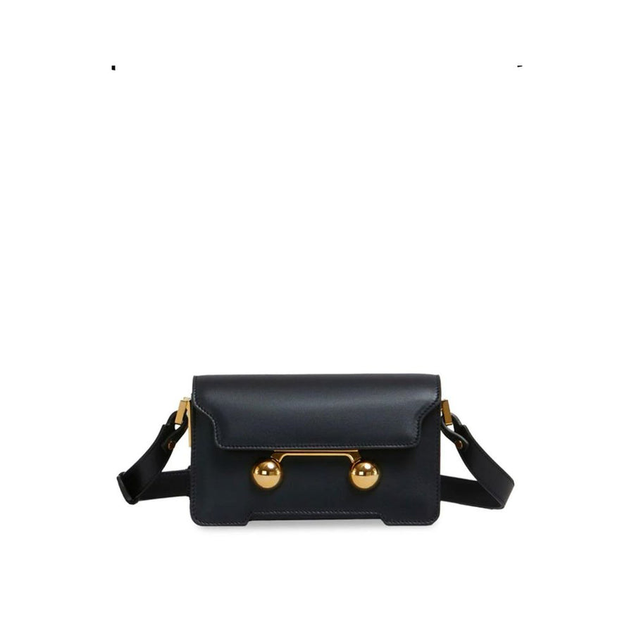 Black Calfskin Belt Bag
