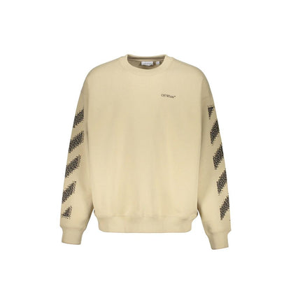 Beige Cotton Sweatshirt