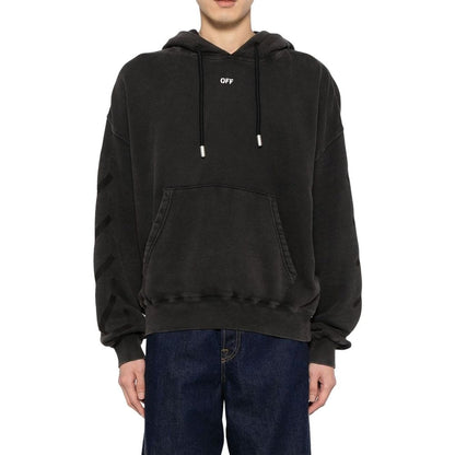 Black Cotton Sweatshirt