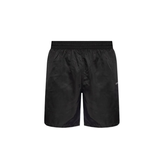Black Polyester Shorts