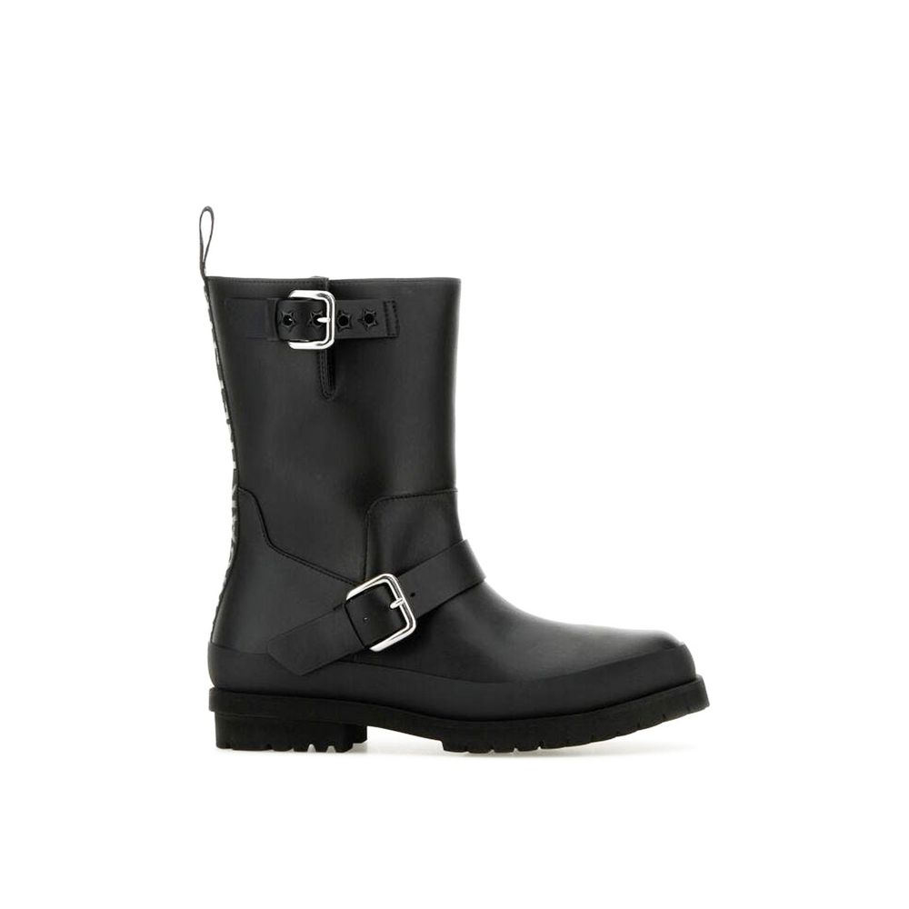 Black Polyester Boots