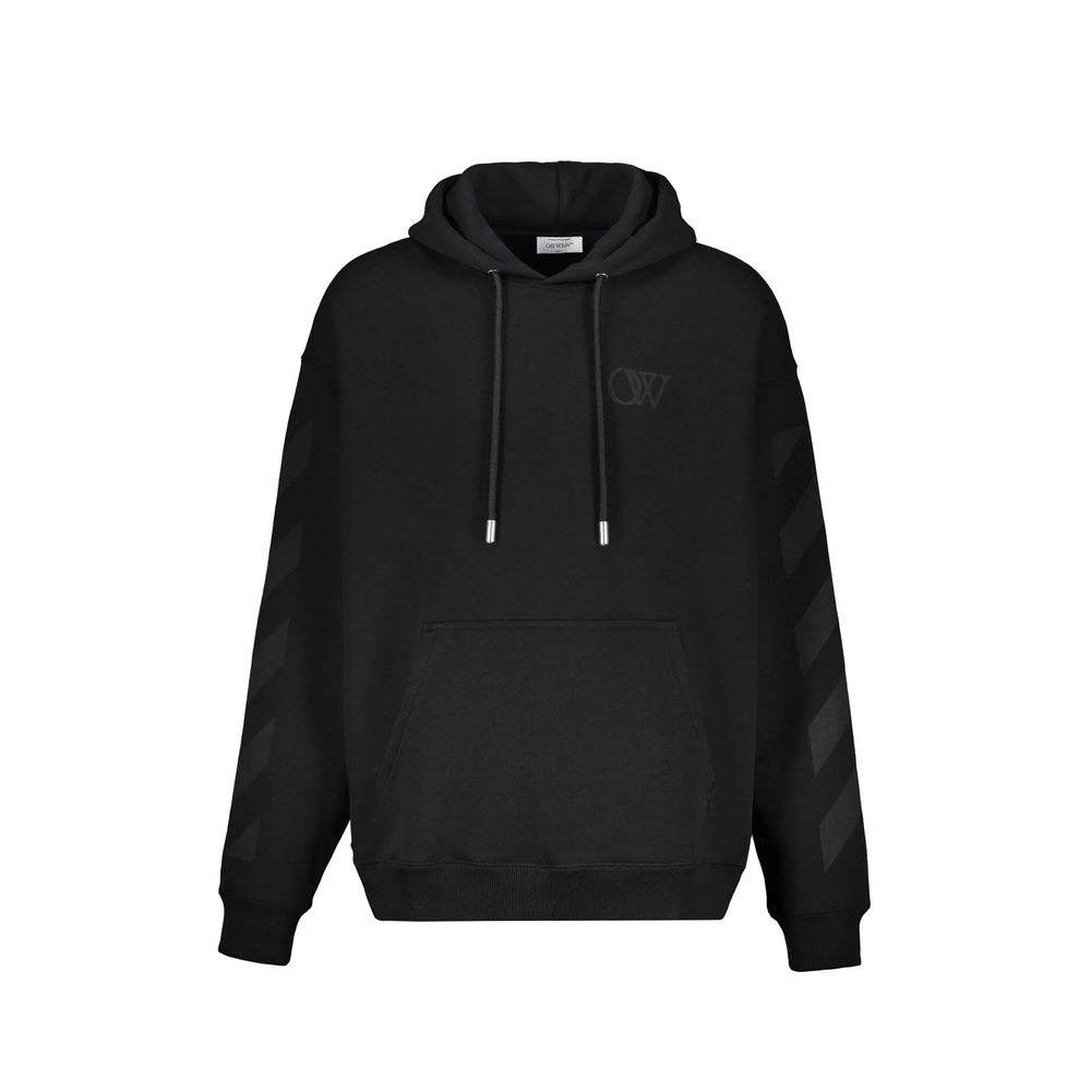 Black Cotton Sweatshirt