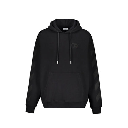 Black Cotton Sweatshirt