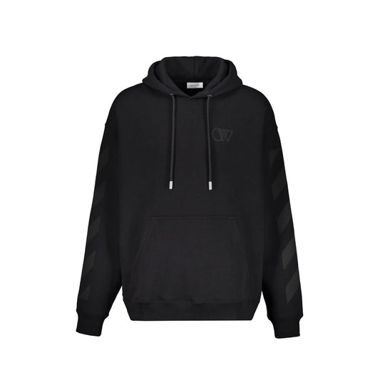 Black Cotton Sweatshirt