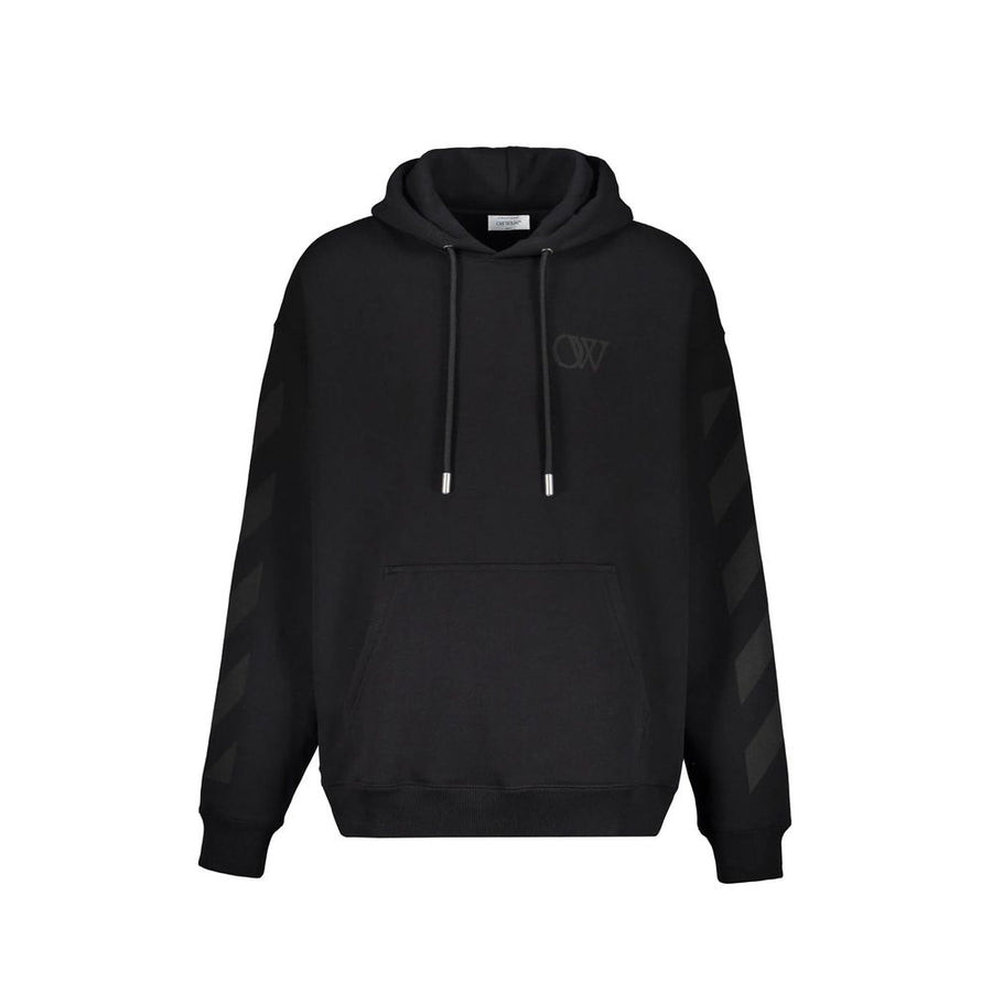 Black Cotton Sweatshirt