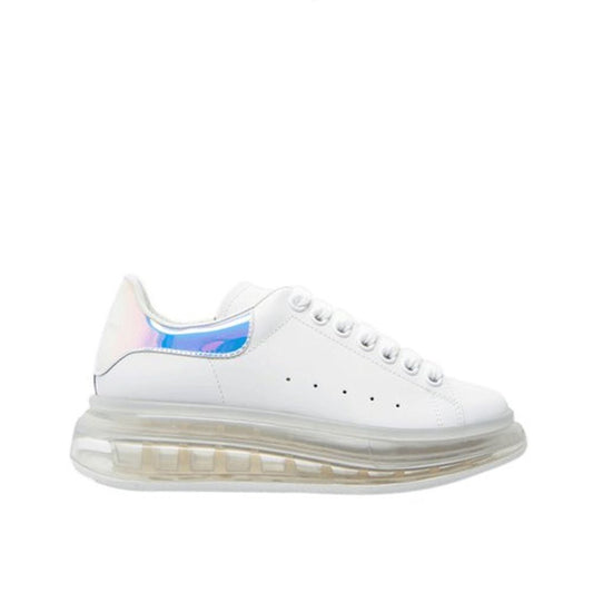 White Calfskin Chunky Sneakers