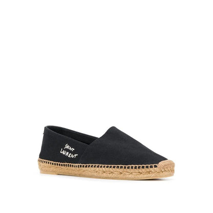 Black Canvas Espadrilles