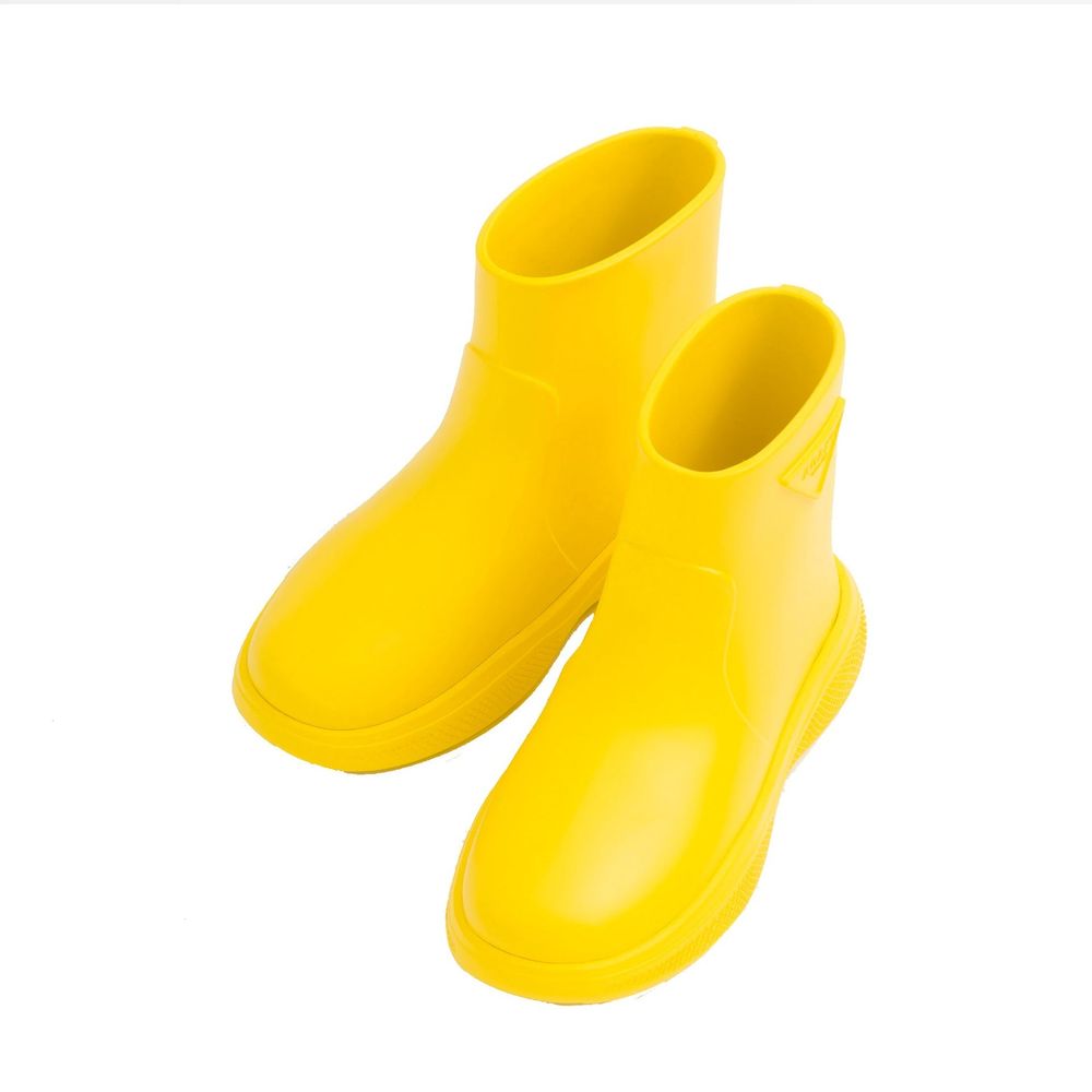 Bicolor Rubber Rain Boots