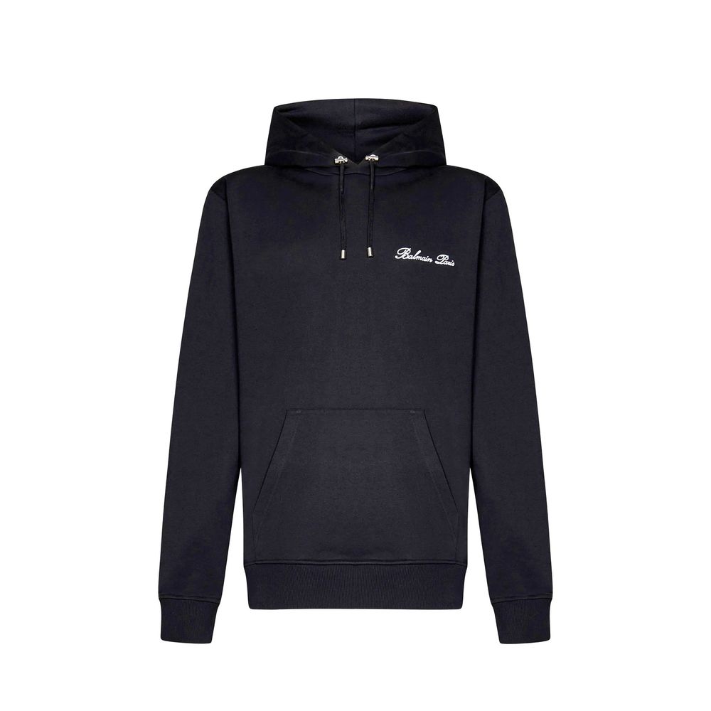 Black Cotton Sweatshirt