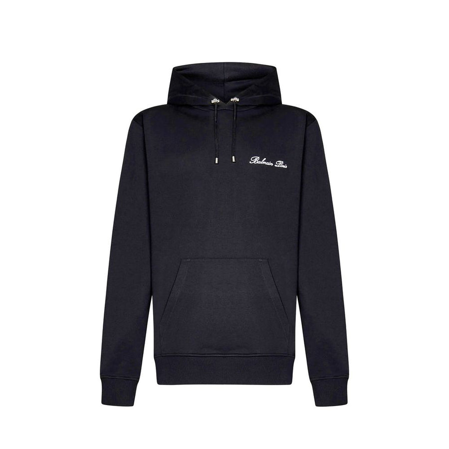 Black Cotton Sweatshirt