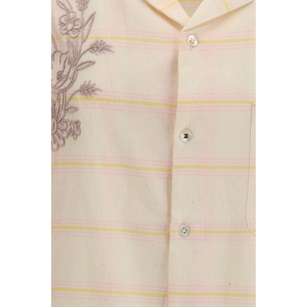 Multicolor Cotton Shortsleeve Shirt