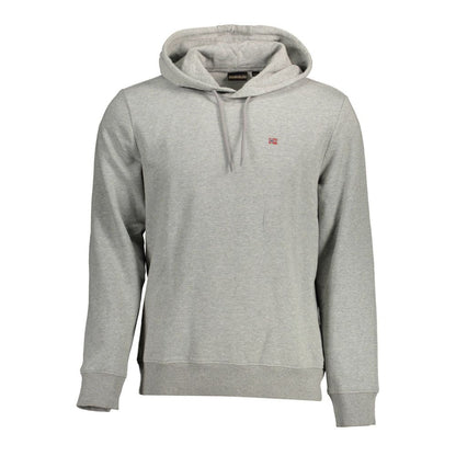 Gray Cotton Hoodie