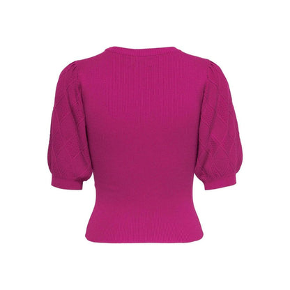 Fuchsia Viscose Sweatshirt