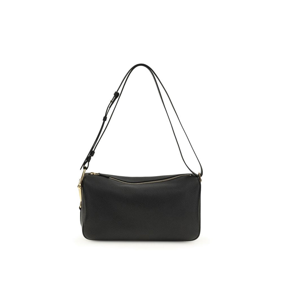 Black Calf Leather Bos Taurus Handbag