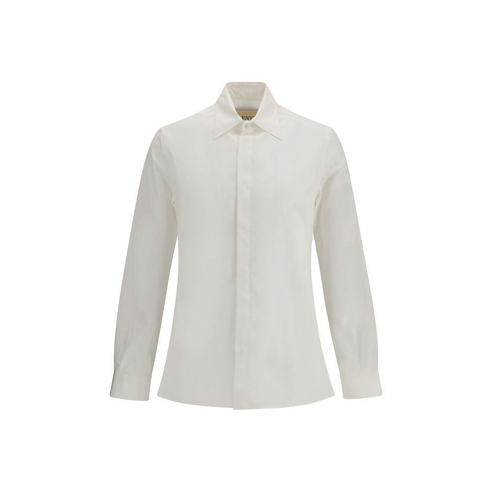 White Cotton Dress Shirt