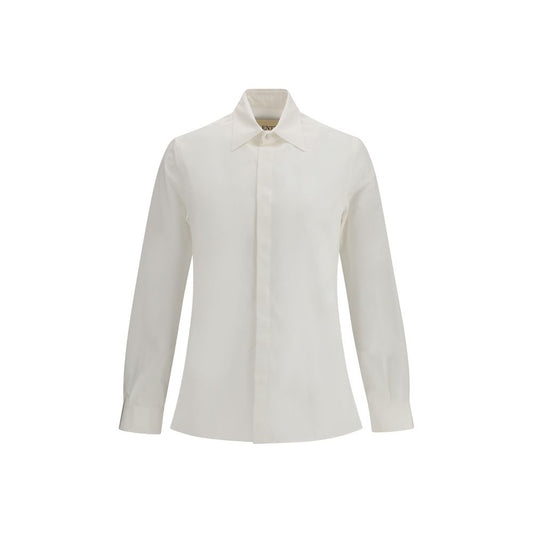 White Cotton Dress Shirt